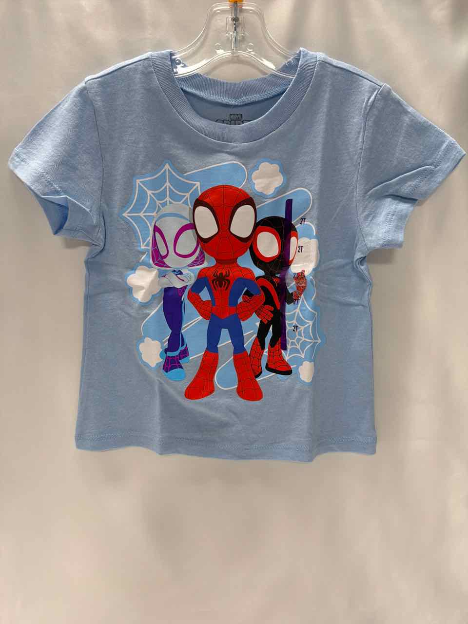Marvel Size 2T Baby Blue Shirt- Casual