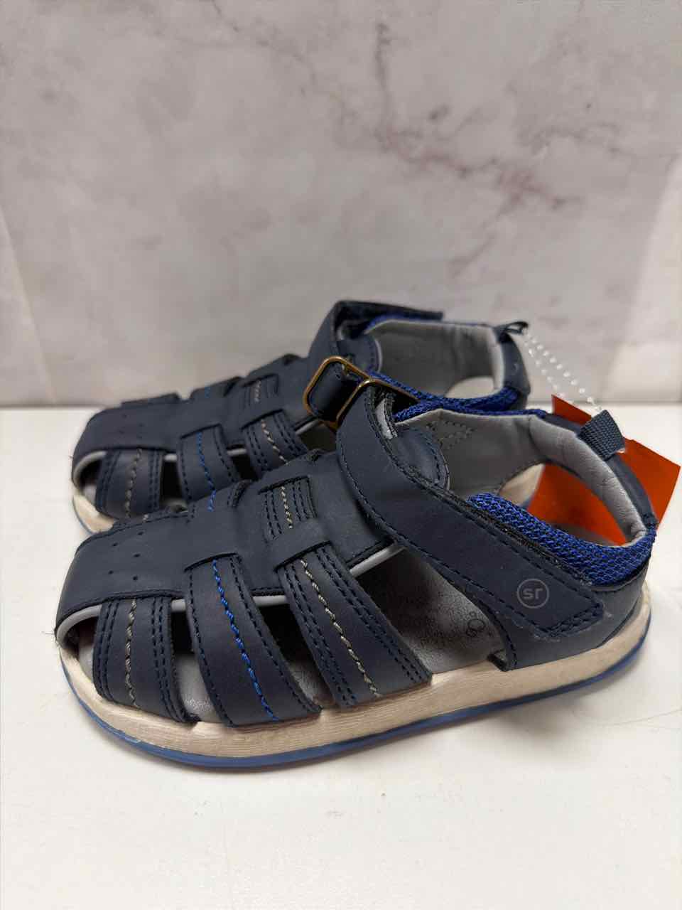 Stride Rite Shoe Sizes 8C Navy Sandals