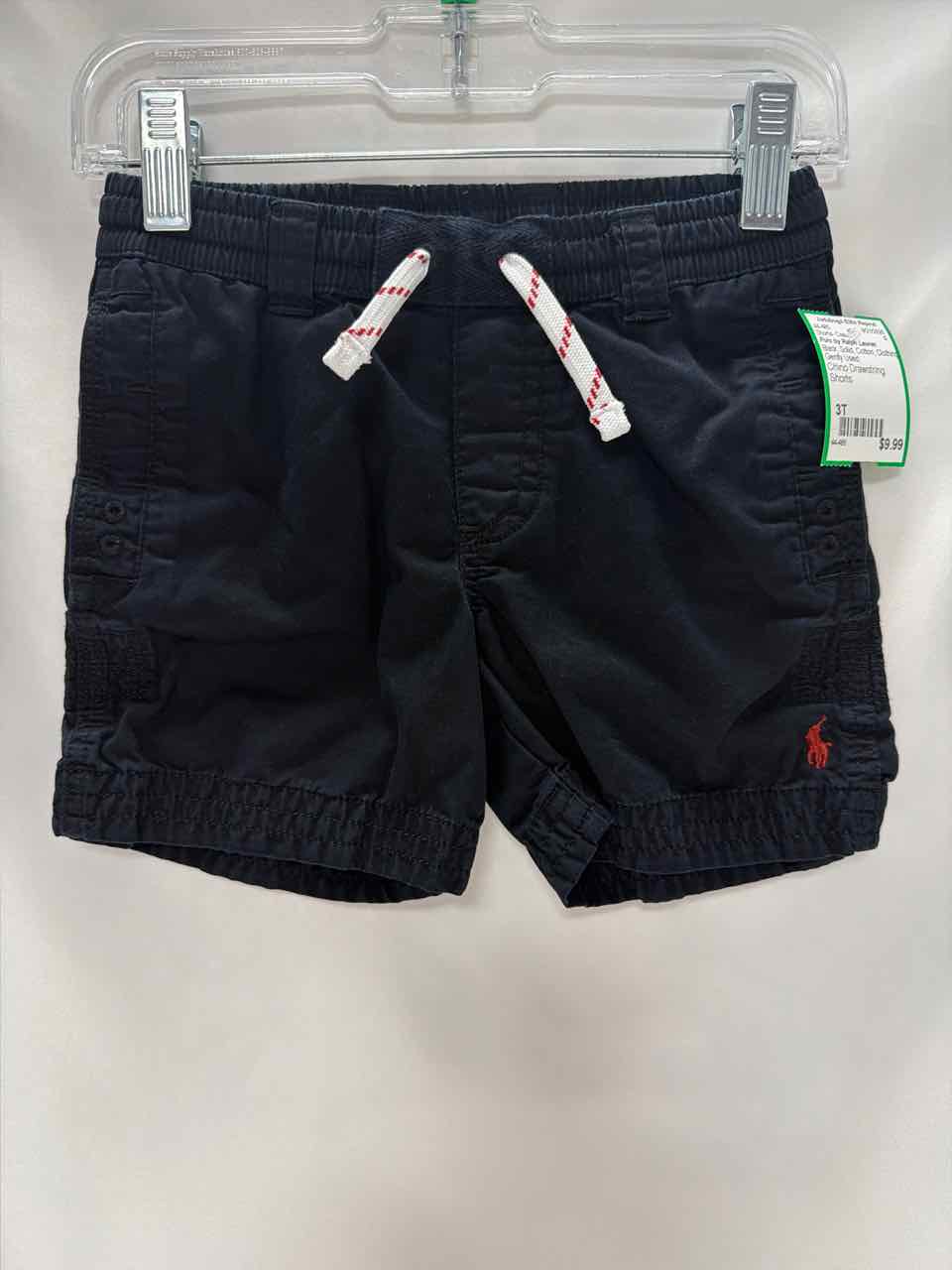 Polo by Ralph Lauren Size 3T Black Gently Used Shorts- Casual