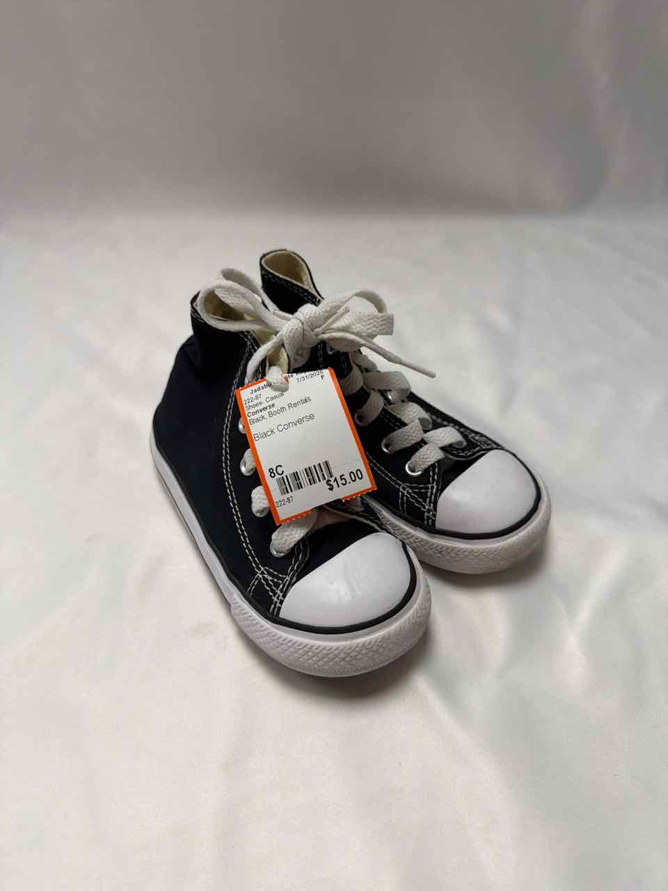 Converse Shoe Sizes 8C Black Shoes- Casual