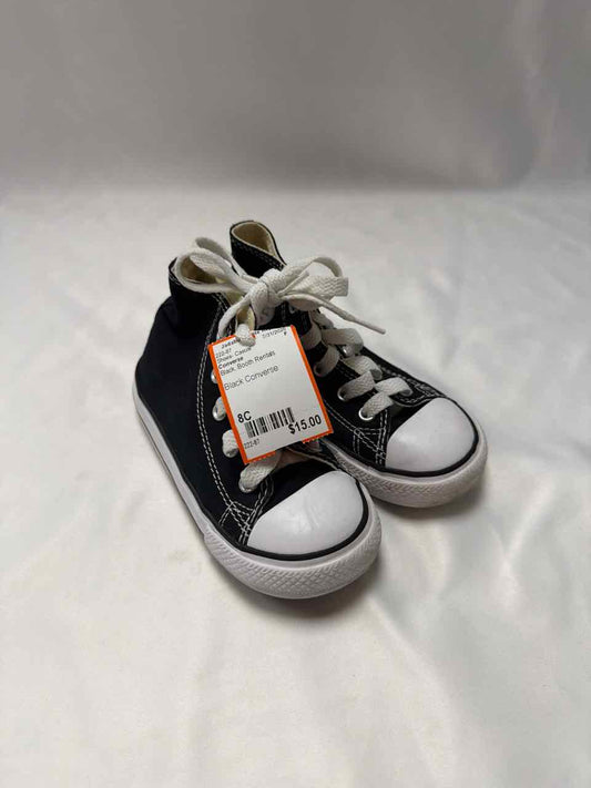 Converse Shoe Sizes 8C Black Shoes- Casual