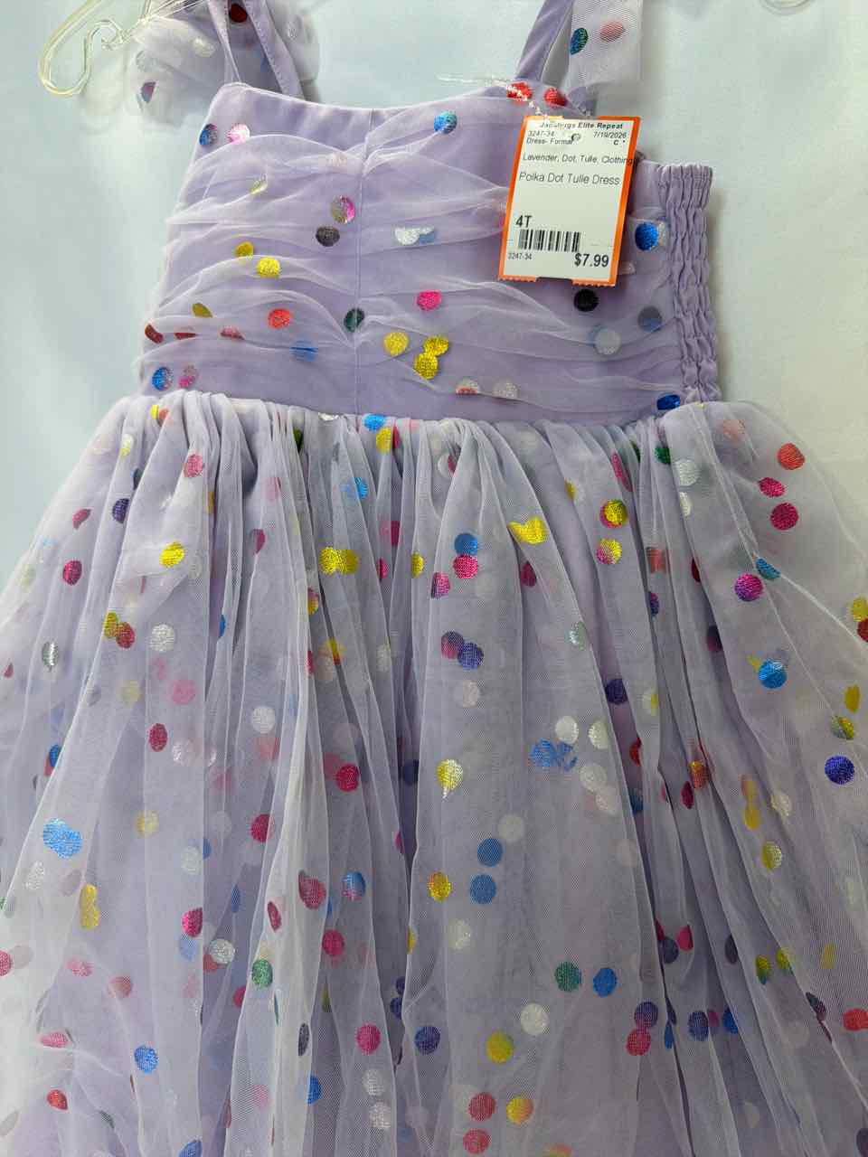 Size 4T Lavender Dress- Formal