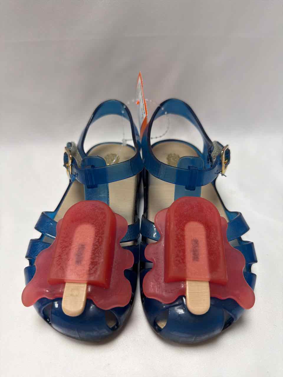 Mini Melissa Shoe Sizes 9C Blue Sandals
