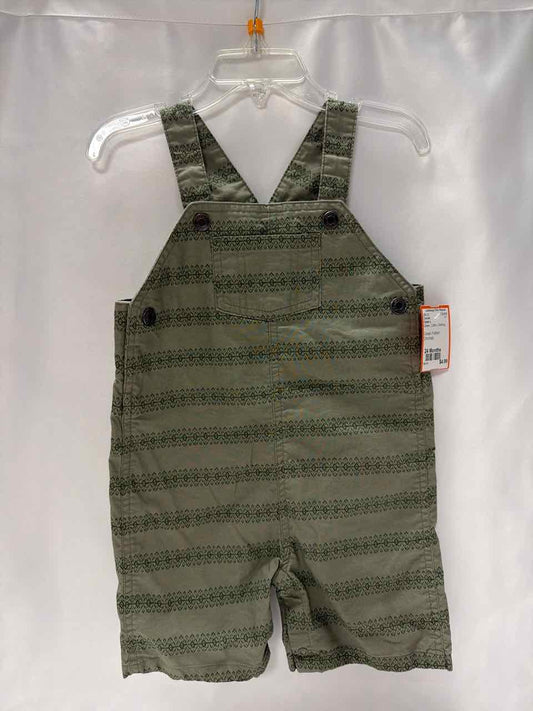 Carter's Size 24 Months Green Overalls