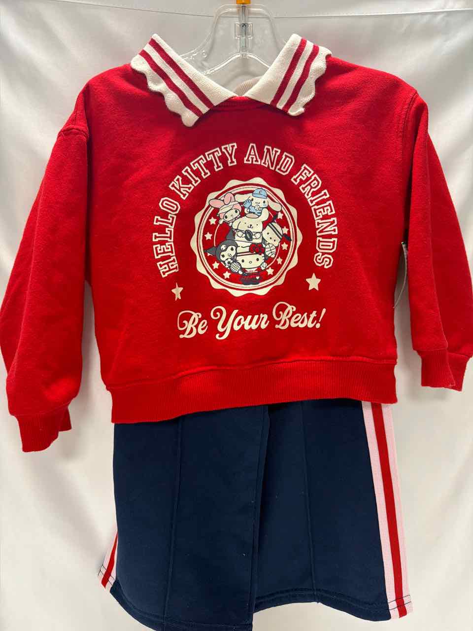 Wonder Nation Size 2T Red Gently Used Outfit -2pc