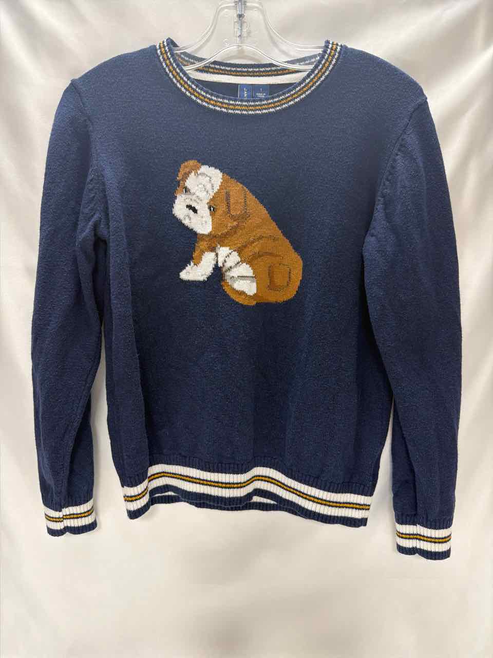 Janie and Jack Size 7 Navy Gently Used Sweater