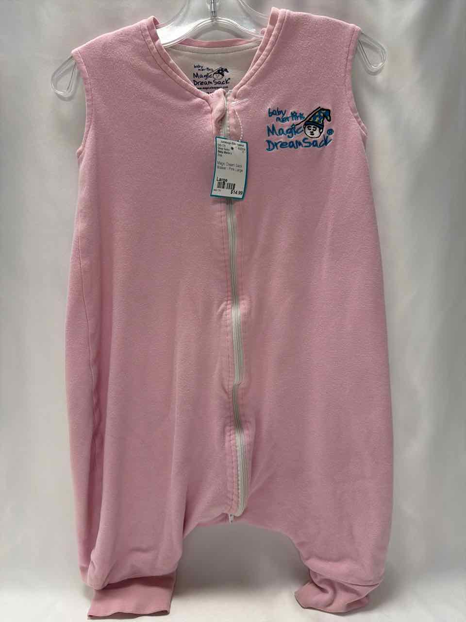 Baby Merlin's Size Large Pink Sleep Sacks