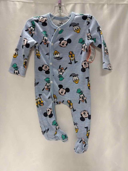 Disney Baby Size 3 Months Blue Footie