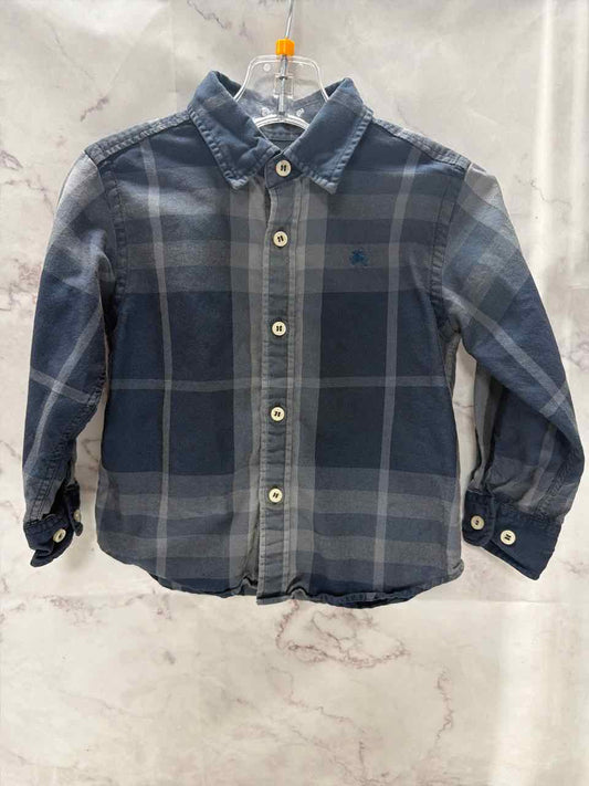 Burberry Size 2T Gray Shirt- Casual