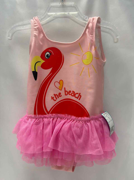 Unbranded Size 12-24 Months Pink Swimsuit- 1pc