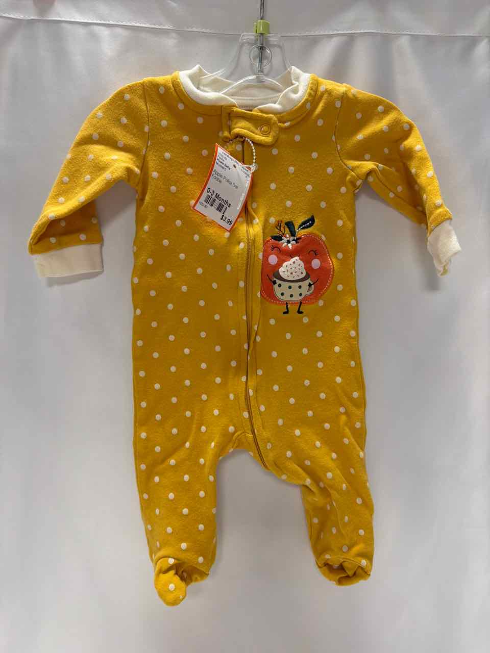 Koala Baby Size 0-3 Months Mustard Footie