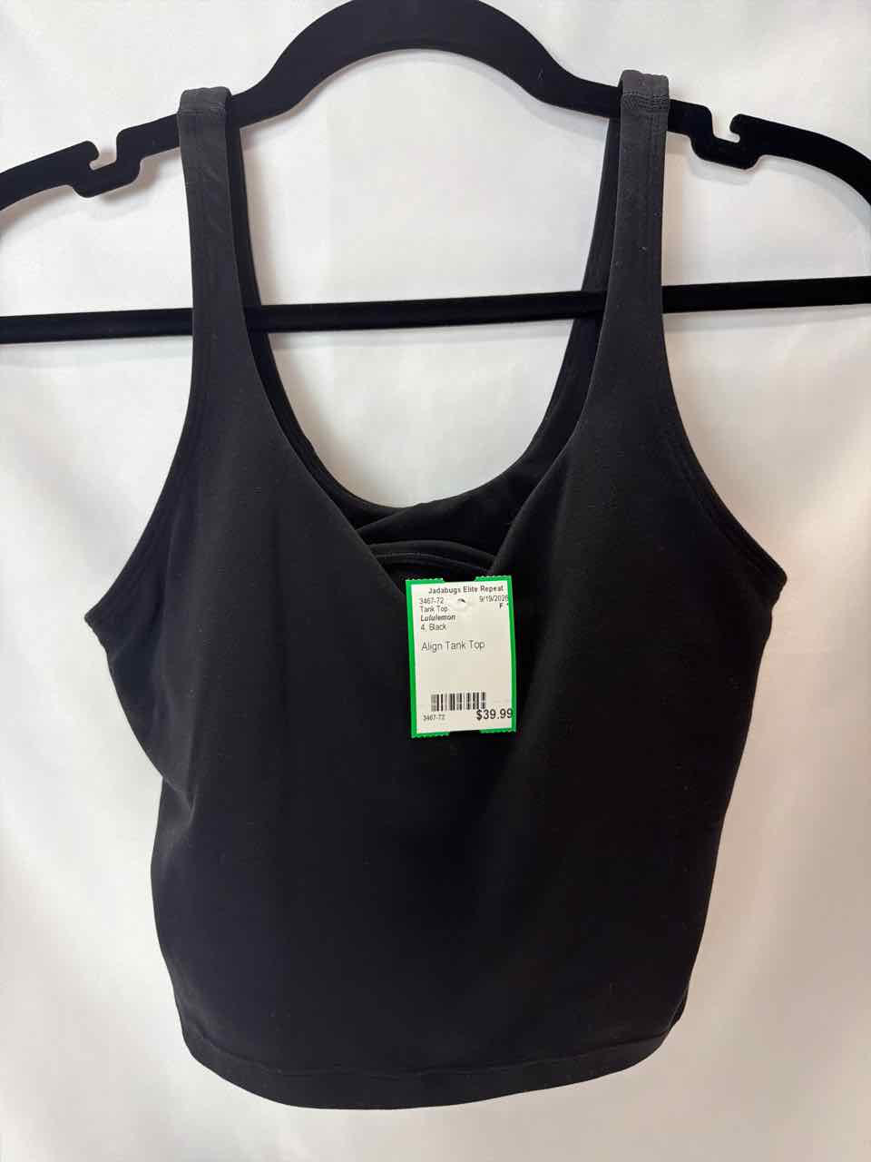 Lululemon Black Tank Top