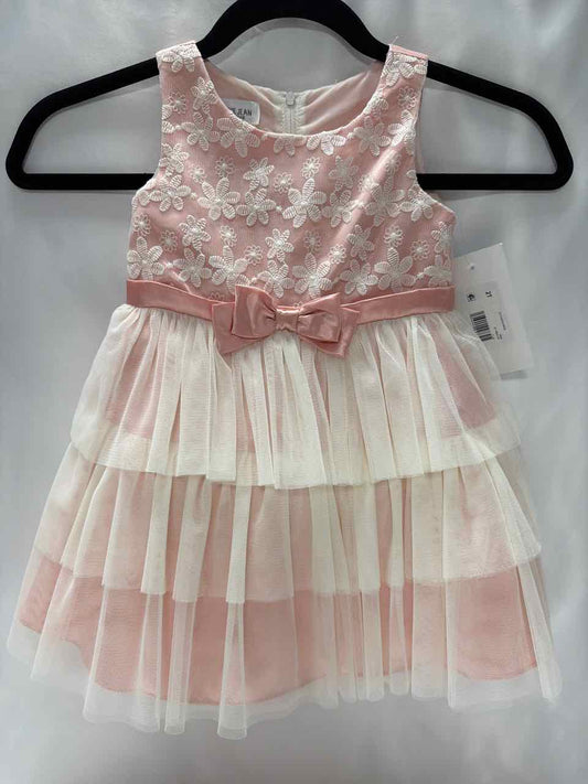 Bonnie Jean Size 2T Pink Dress- Formal