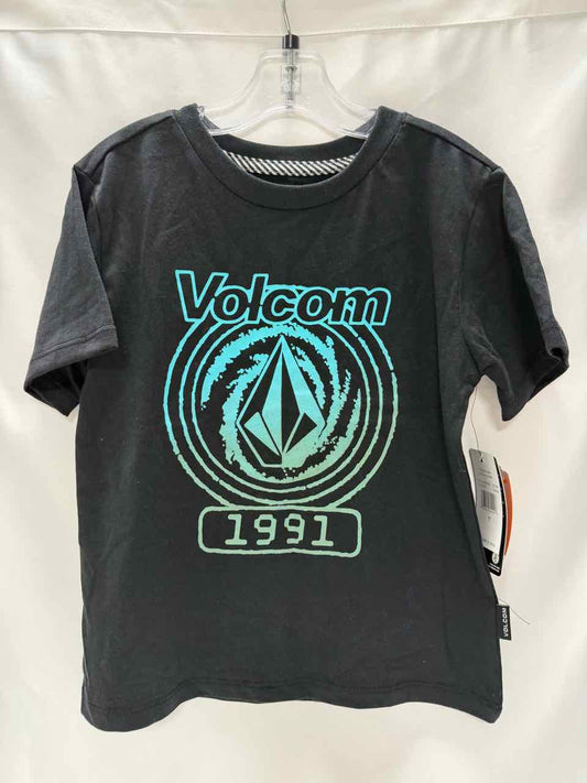 Volcom Size 7 Black New With Tags T-Shirt