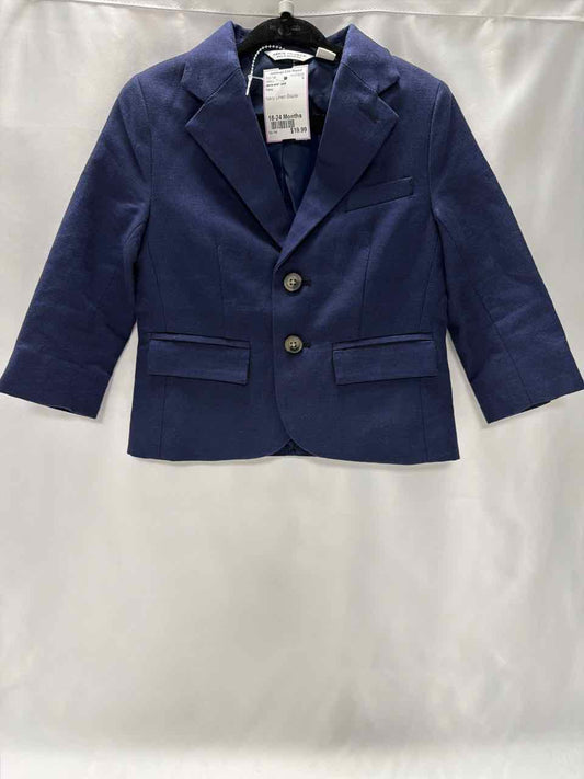Janie and Jack Size 18-24 Months Navy Jacket- Casual