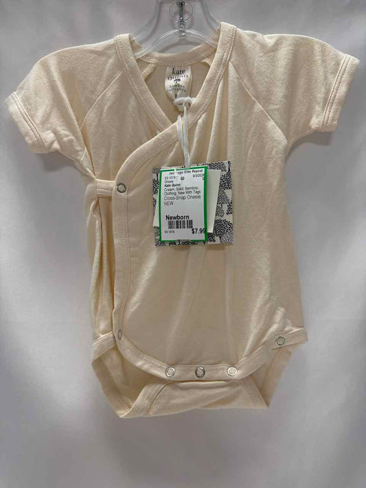 Kate Quinn Size Newborn Cream New With Tags Onesie