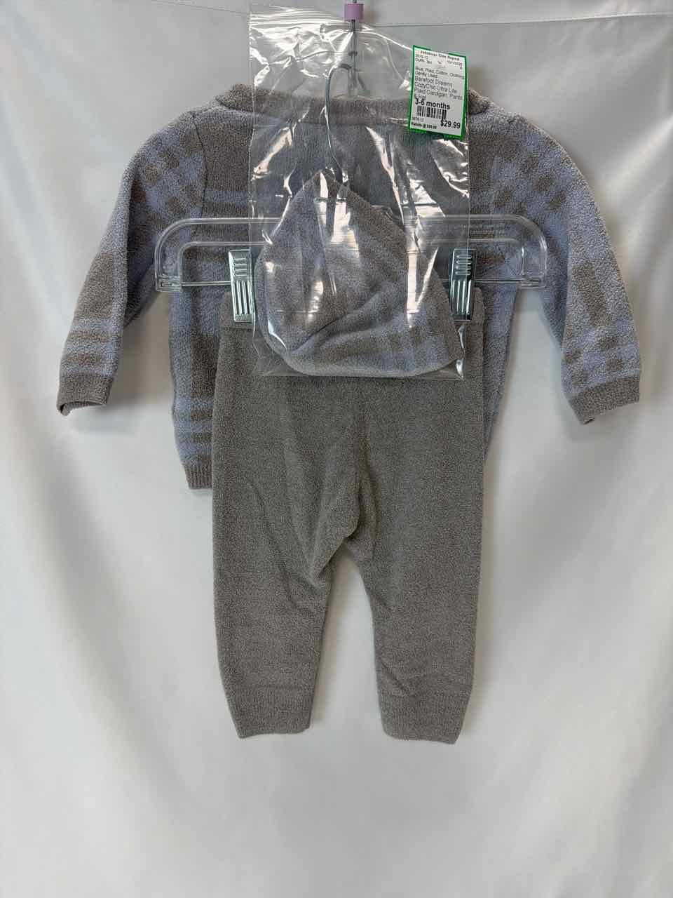 Size 3-6 months Blue Gently Used Outfit- 3pc