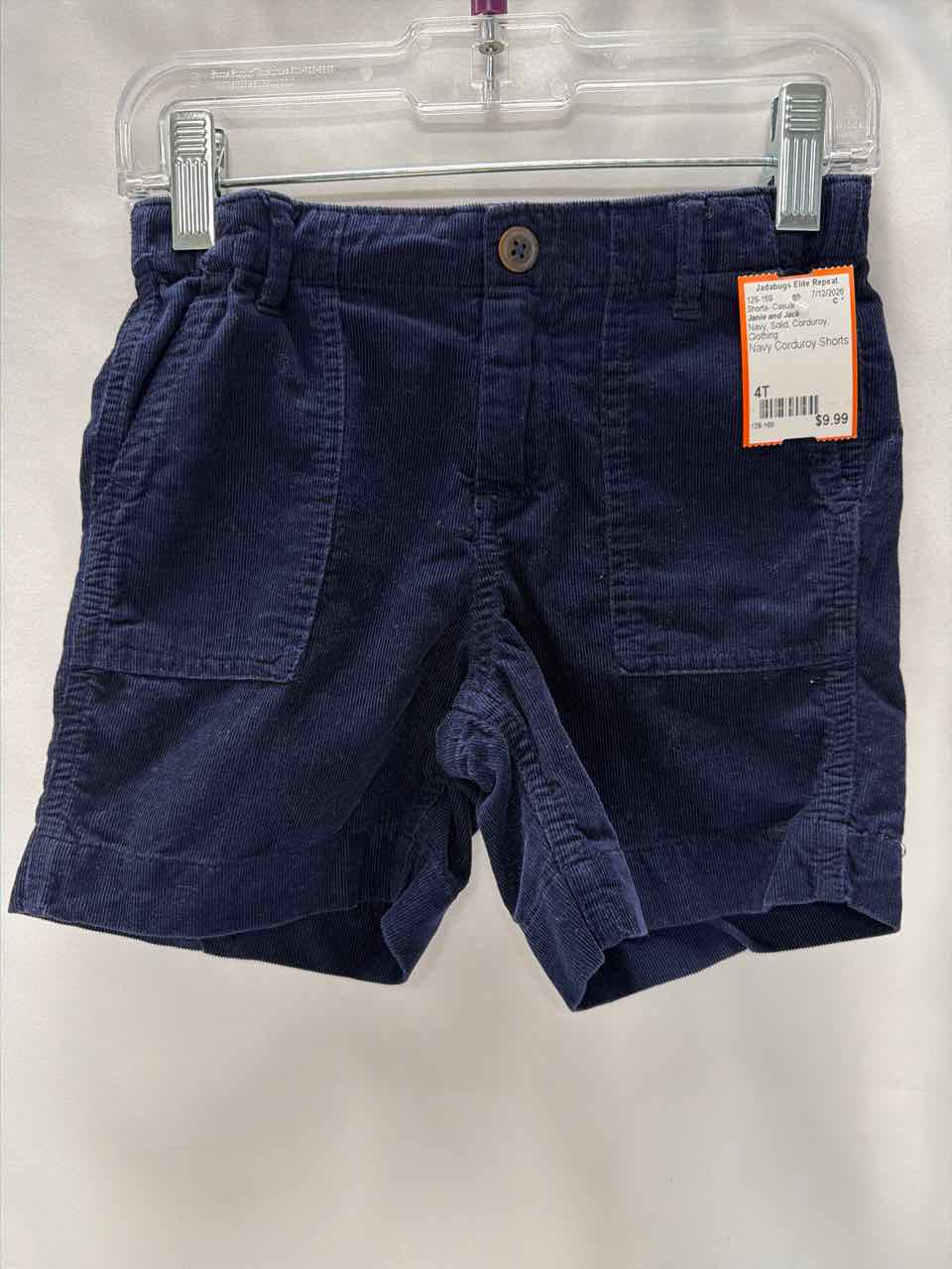 Janie and Jack Size 4T Navy Shorts- Casual
