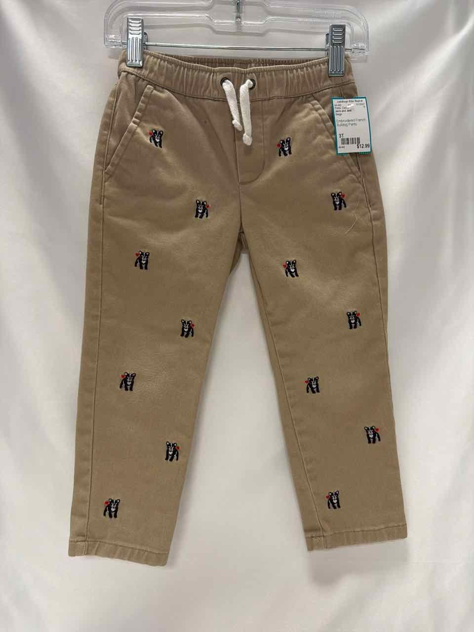 Janie and Jack Size 3T Beige Pants- Casual