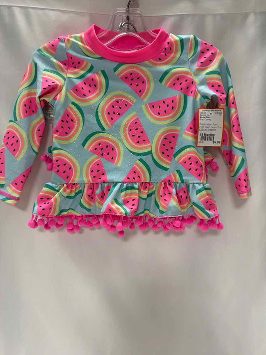 Nicole Miller Size 18 Months Blue Swimsuit- 2pc