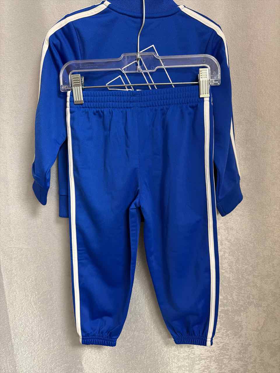Adidas Size 24 Months Blue Outfit -2pc