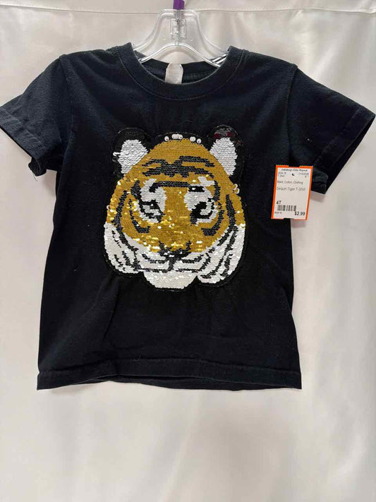Size 4T Black T-Shirt