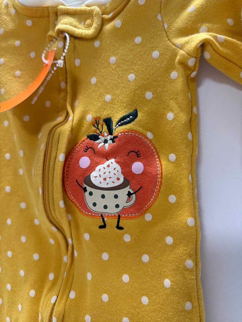 Koala Baby Size 0-3 Months Mustard Footie