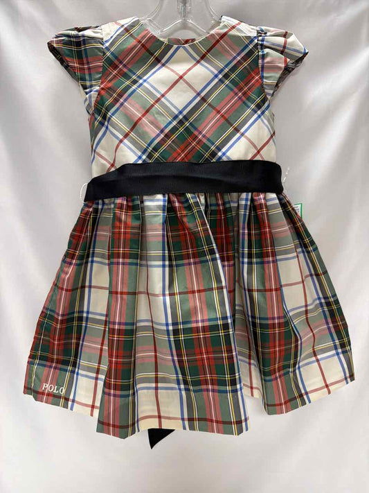 Ralph Lauren Size 18 Months Multi-Color Gently Used Dress- Formal