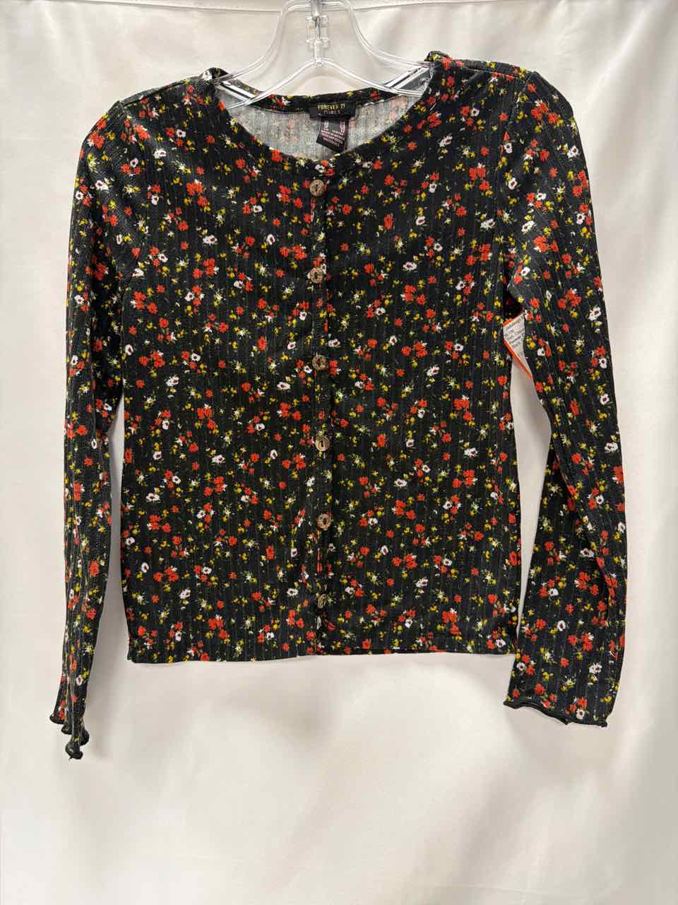 Forever 21 Size 7/8 Black Shirt- Casual