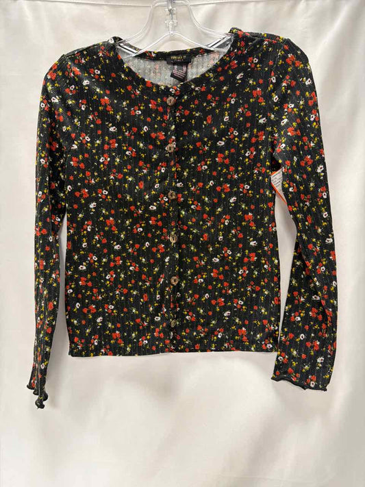 Forever 21 Size 7/8 Black Shirt- Casual