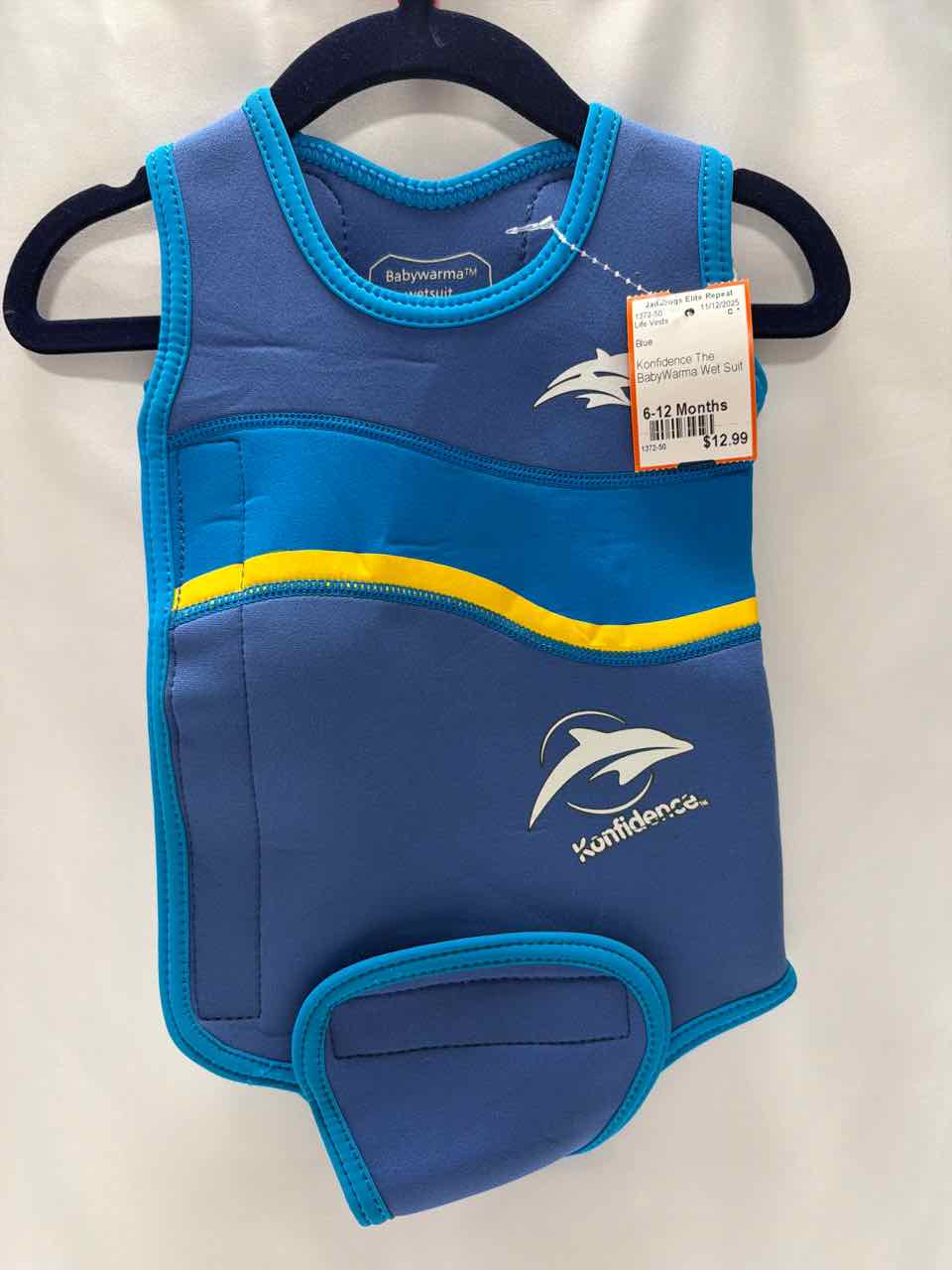Konfidence Size 6-12 Months Blue Life Vests