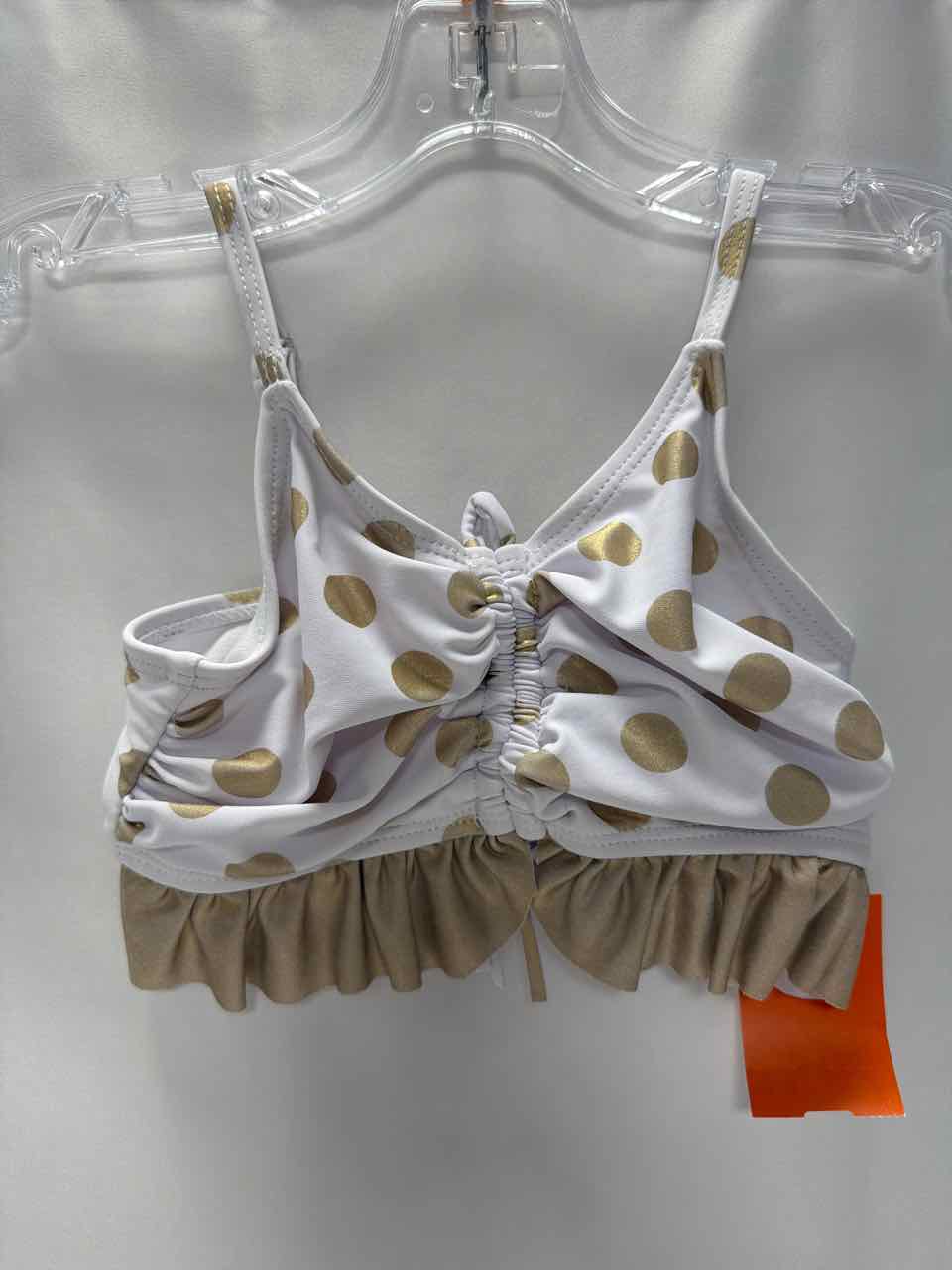 Betsey Johnson Size 2T White Swimsuit- 2pc