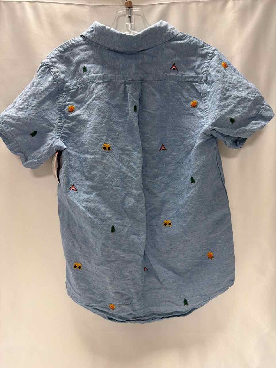 Janie and Jack Size 8 Blue Shirt- Formal