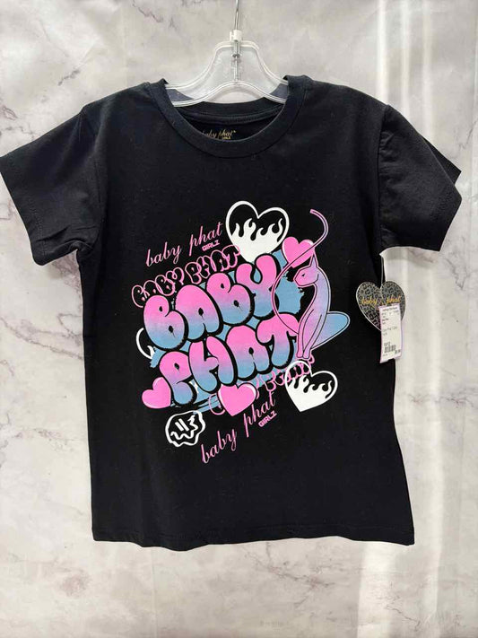 Baby Phat Size 10/12 Black T-Shirt