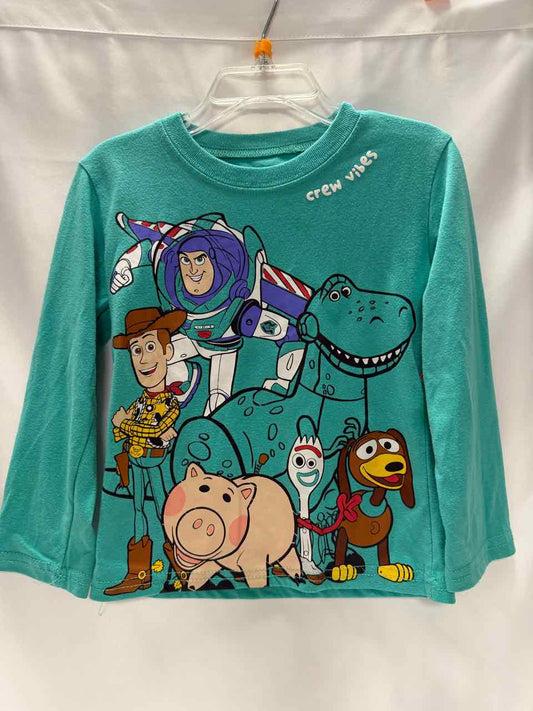 Disney Size 2T Teal Gently Used T-Shirt