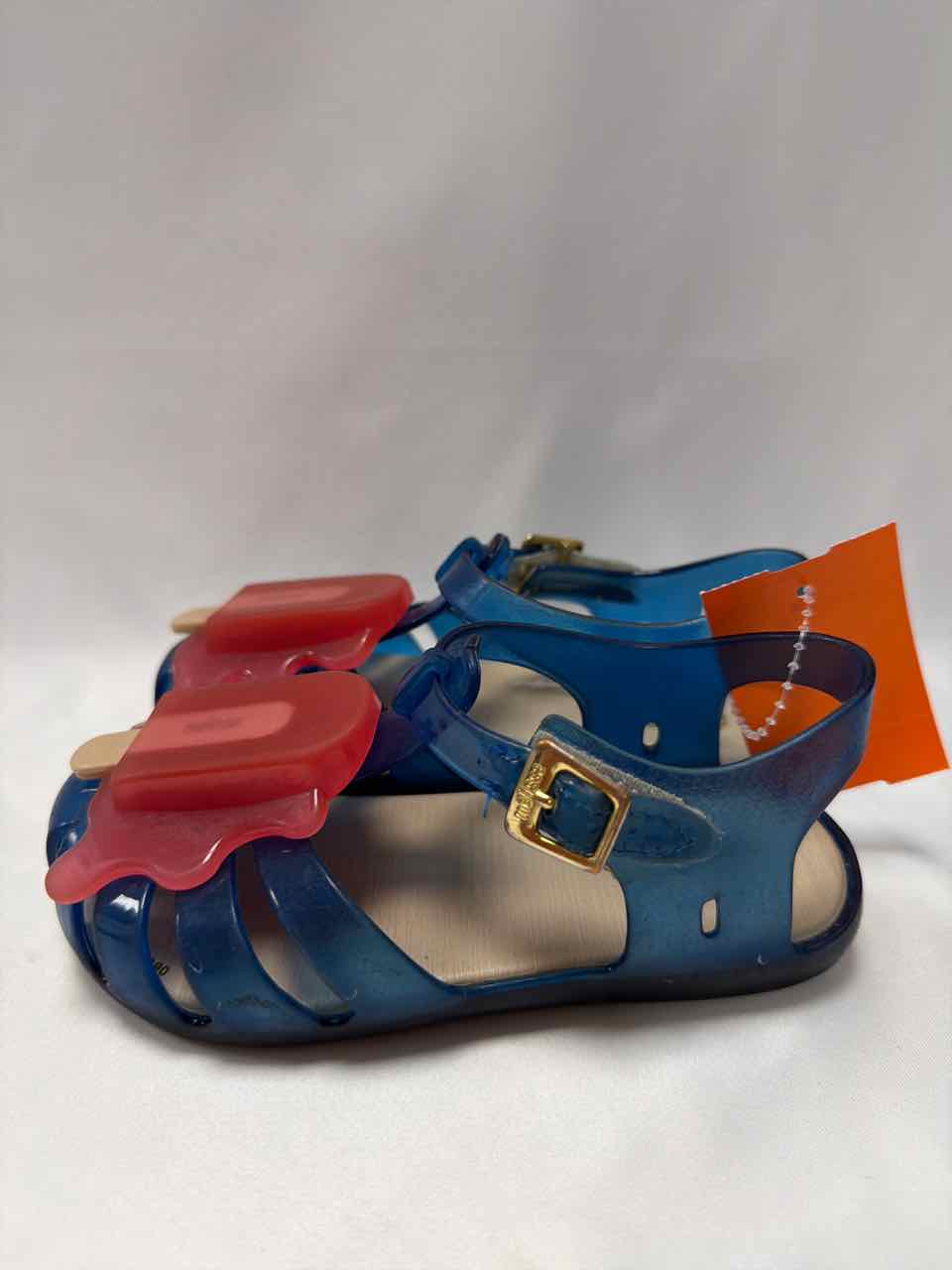 Mini Melissa Shoe Sizes 9C Blue Sandals