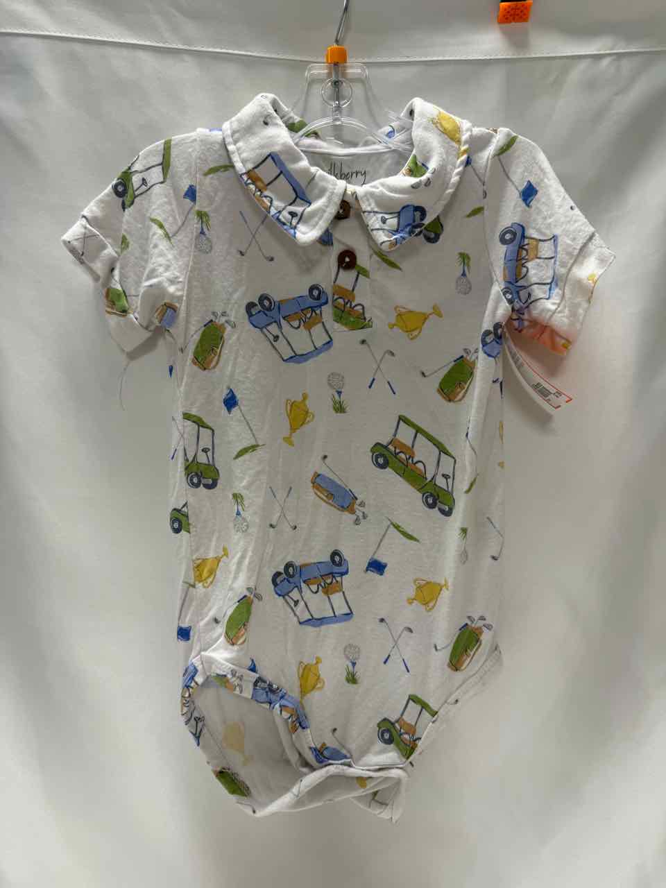 Milkberry Size 24 Months White Gently Used Onesie
