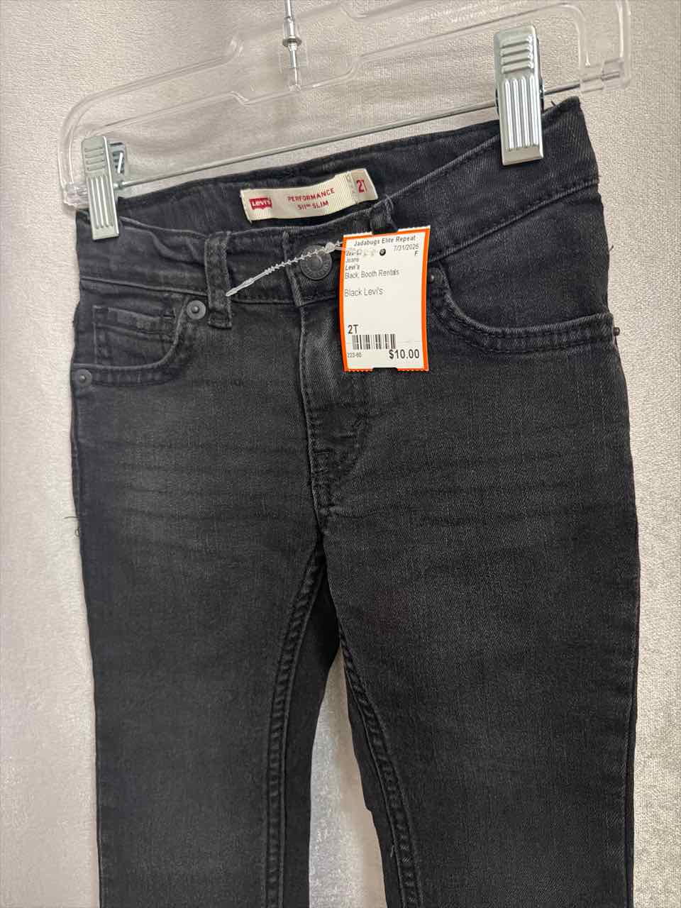 Levi's Size 2T Black Jeans