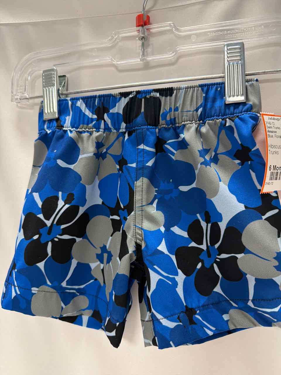 Amazon Size 6 Months Blue Swim Trunks