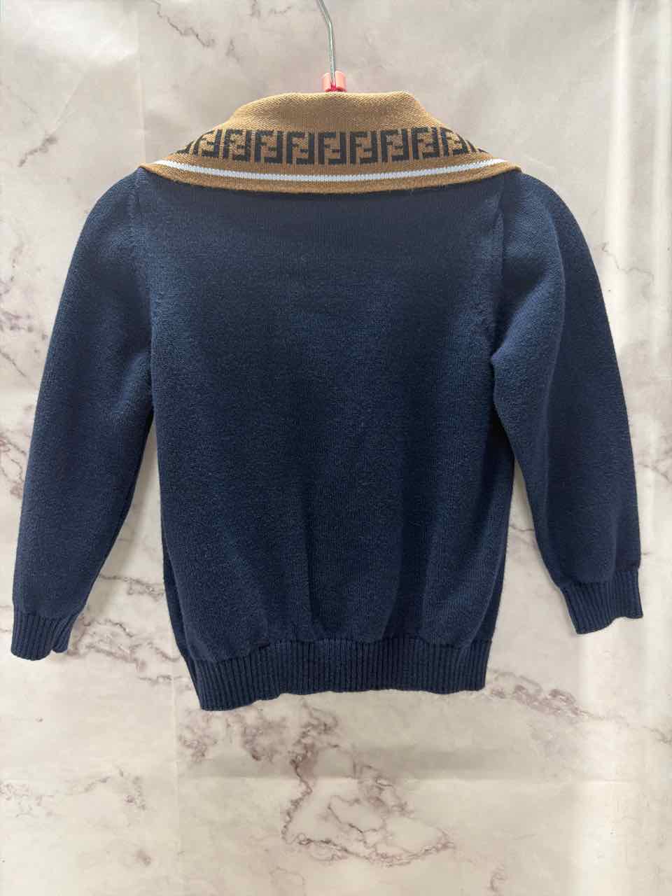 Fendi Size 12 Months Navy Cardigan/Kimono