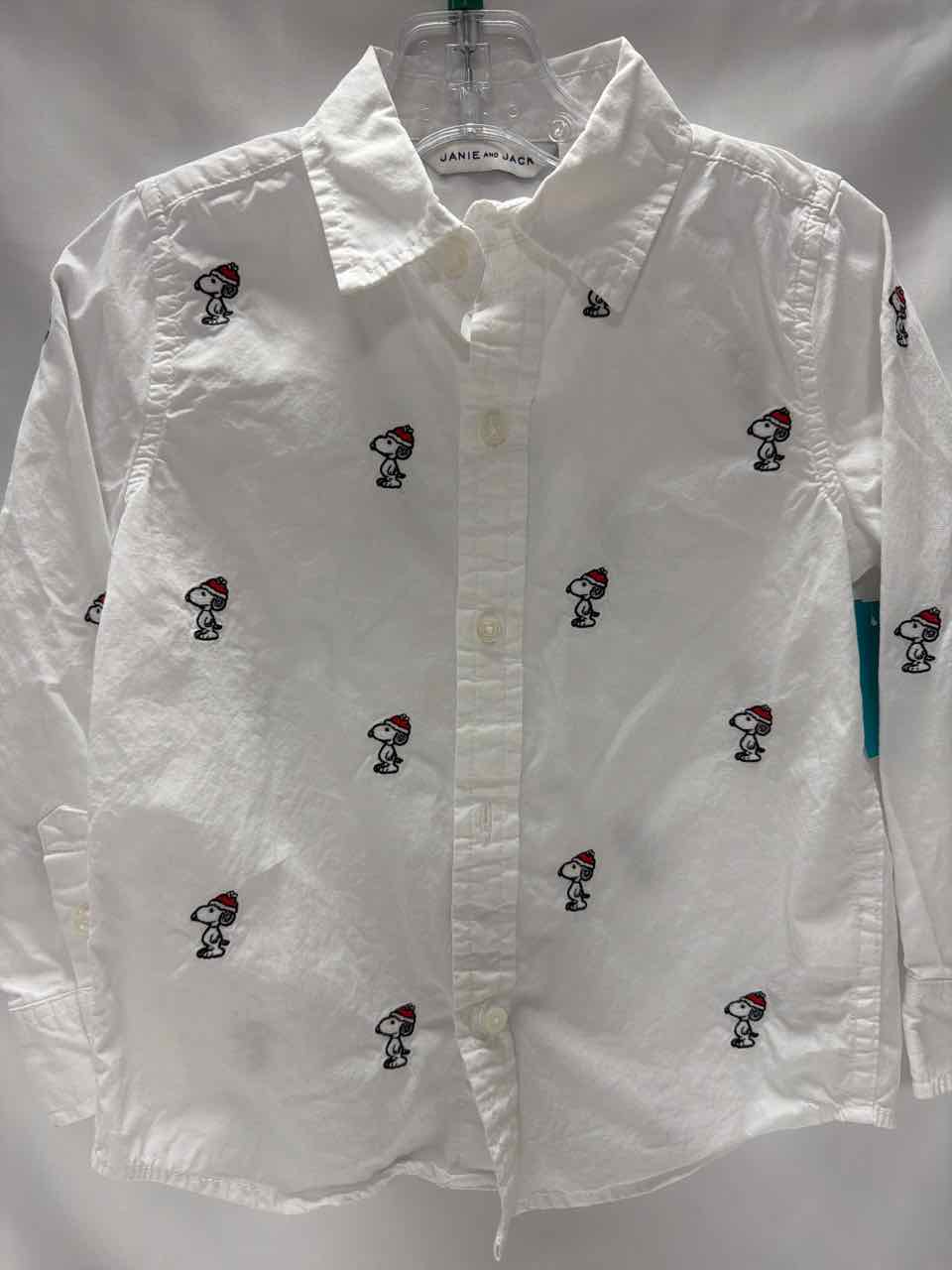 Janie and Jack Size 3T White Shirt- Casual