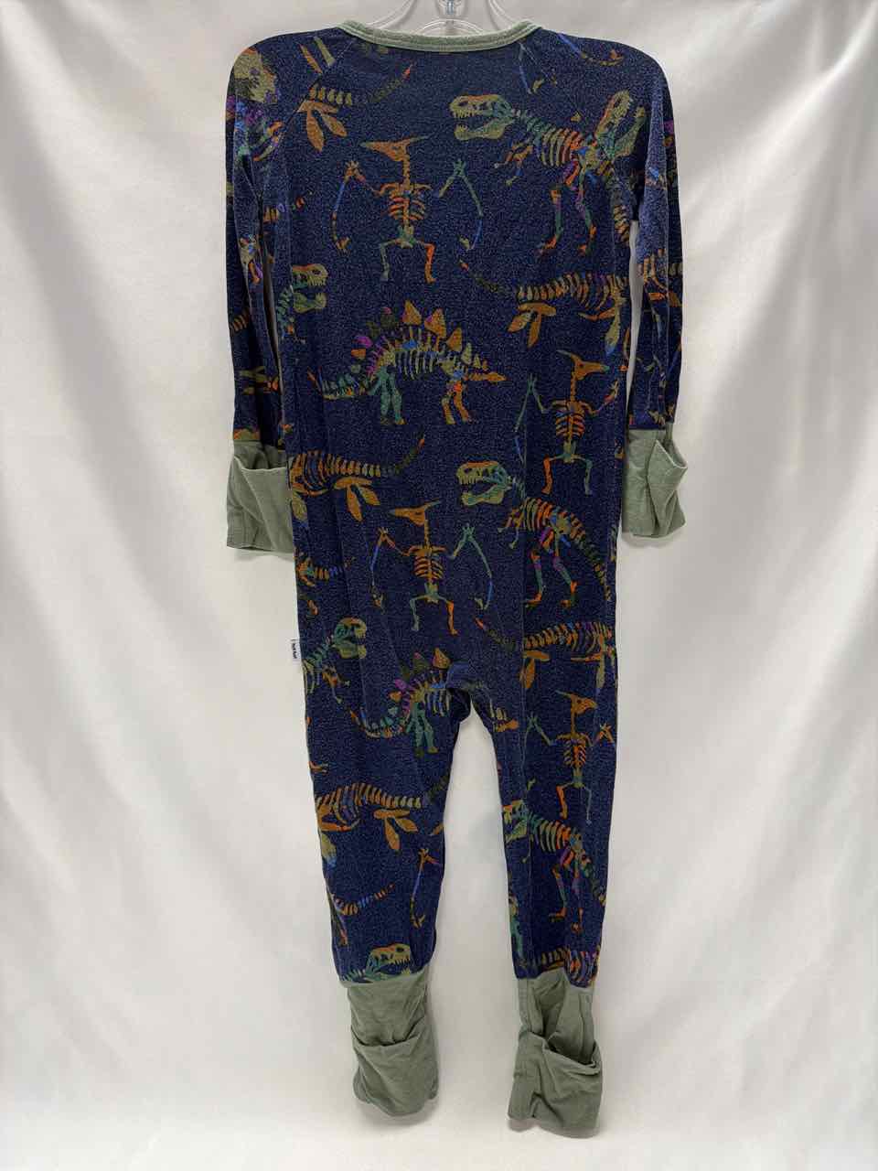 Little Sleepies Size 6-12 Months Navy Gently Used Footie