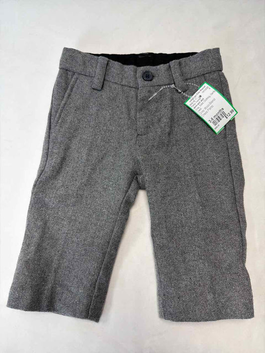 Janie and Jack Size 3-6 months Gray Gently Used Pants- Formal