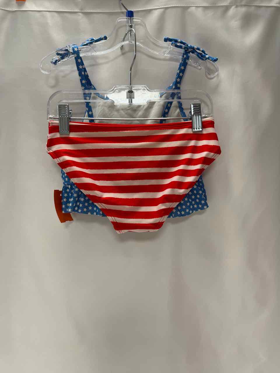 Cat & Jack Size 6/7 Blue Swimsuit- 2pc