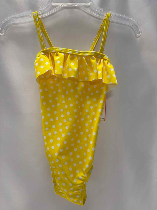 Sol Swim Size 2T Yellow Swimsuit- 1pc