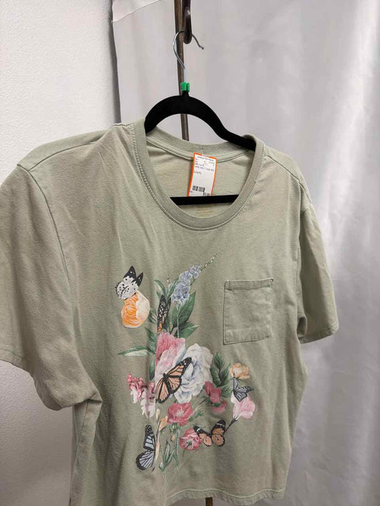 ZOE + Liz XL Gently Used Mint Shirt