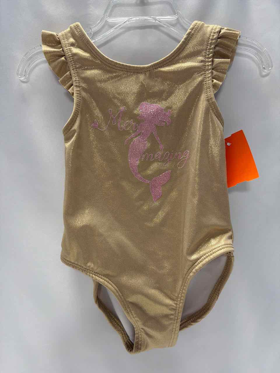 Penelope Mack Size 24 Months Gold Swimsuit- 1pc