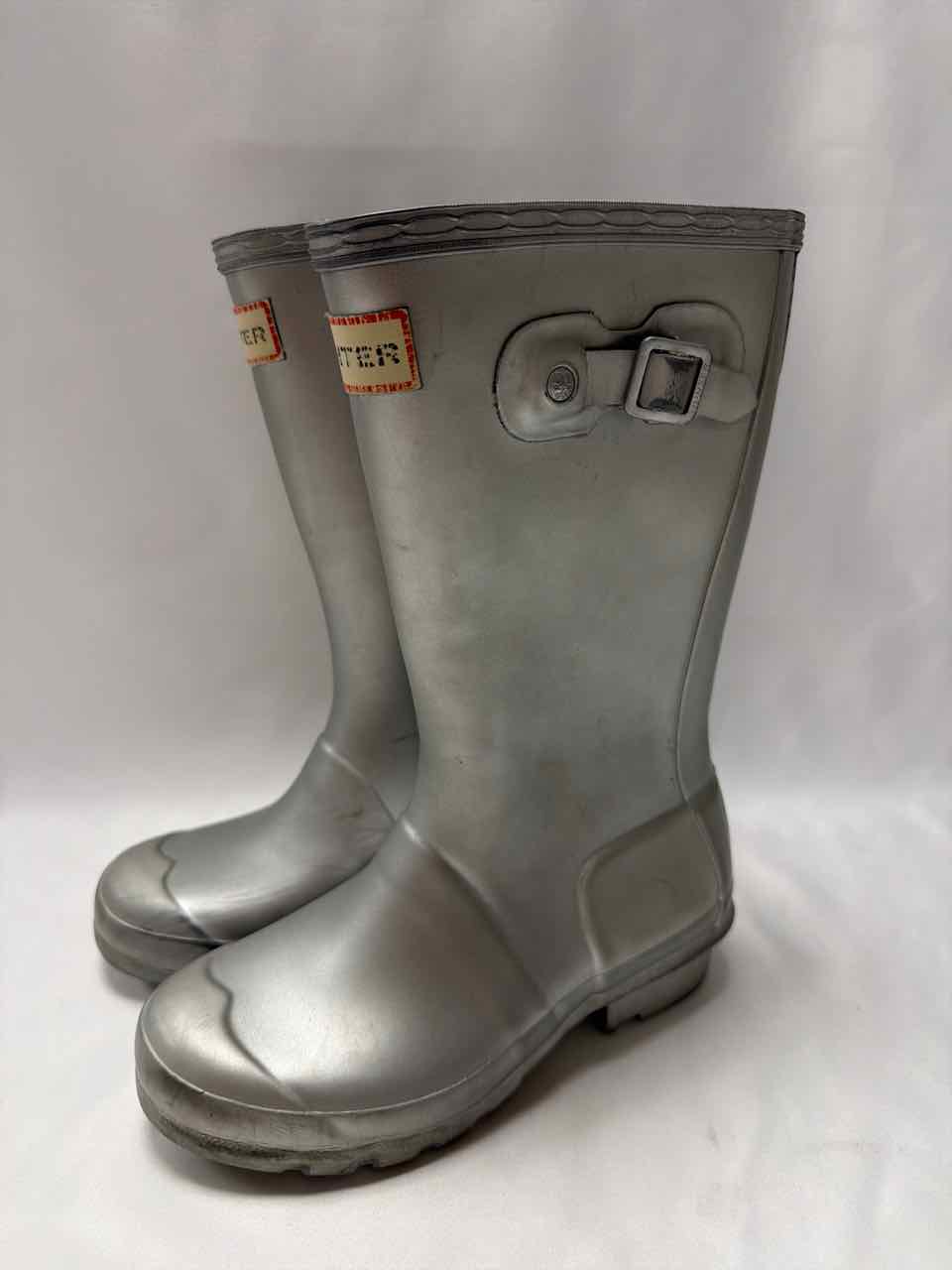 Hunter Shoe Sizes 13C Silver Boots