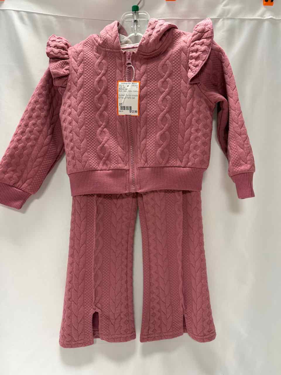 Madison Lane Size 3T Blush Outfit -2pc