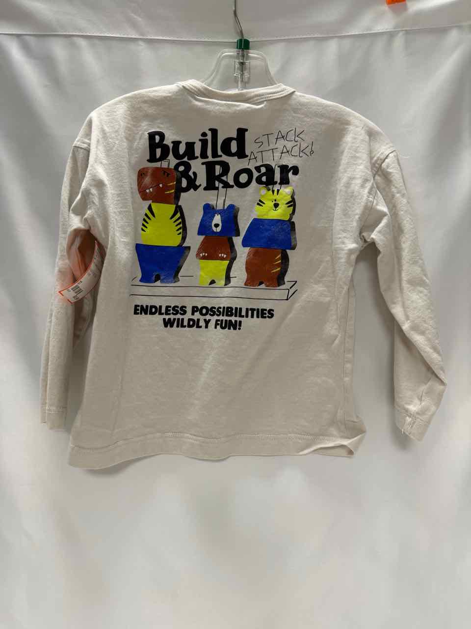 Zara Size 3T Gray Gently Used T-Shirt